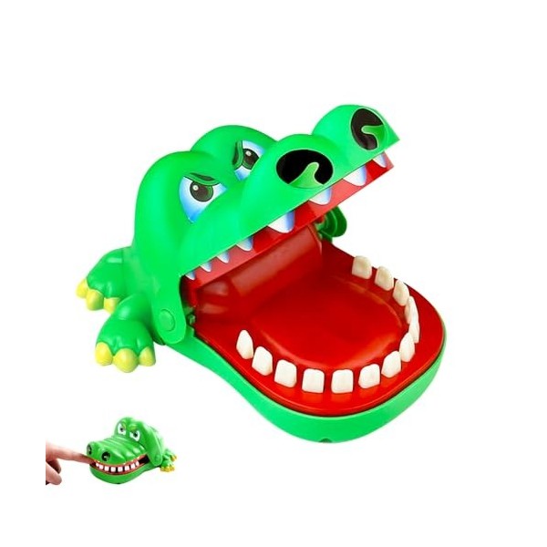 CLIUNT Jeu de Crocodile pour Enfants Dents Crocodile Jeu de Crocodile Jeu pour Enfants Jeu de Famille Croco Action Compétence