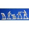 5 x Zombies - Reaper Bones Figurine pour Jeux de Roles Plateau - 77342