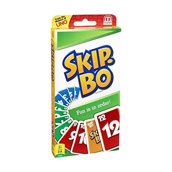 Skip-Bo, jeu de société, version anglaise, 42050