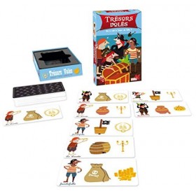 TRÉSORS VOLÉS - jeu de logique et de déduction dès 7 ans - 3 à 12 joueurs - Qui a volé le trésor des pirates et où est-il cac