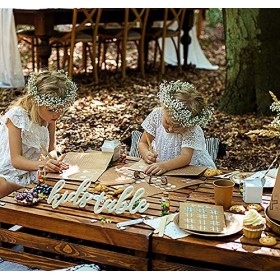 PartyDeco Ensemble de Jeux pour Enfants de Mariage, Jeux Divers, Jeu de Plateau de Peinture, 37 pièces.