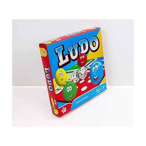 Kids Play - Ludo – Jeu de société classique | 2–4 joueurs | Jeux de société pour enfants | Idéal comme jeu de famille ou pour