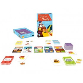 TOUS AU MARCHÉ - jeu de société dès 5 ans - 2 à 4 joueurs - Jeu dobservation et de mémoire - Quel produit manque à votre lis