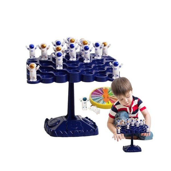 Virtcooy Spaceman Balance Tree Toy Game | Balance Tree Game,Desktop Space Puzzle Toy,Two-Player Fun Tabletop Battle Game Stac