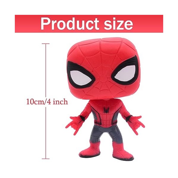 OBLRXM Figurine Spiderman, Spiderman No Way Home - Spider-Man - Figurine en Vinyle à Collectionner - Idée de Cadeau - Jouets 