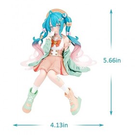 CBOSNF Figurines Hatsunes Miku, Macaron Anime Figure Caractère Collection Jouet, Hatsunes Mikus PVC Figure Décoration et Orne