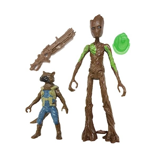 LGQHCE Holiday Baby Groot, Figurine Pop Groot, Guardians of The Galaxy Figurine daction du Film Classique pour Décoration de