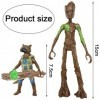 LGQHCE Holiday Baby Groot, Figurine Pop Groot, Guardians of The Galaxy Figurine daction du Film Classique pour Décoration de