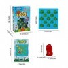 Honeyboy logique Hoppers - Jeux logiques pour Enfants - Compétences pensée Critique grâce au Jeu Amusant Frog Hopper, Jouet d