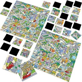 Ludic Twin Cities Jeu De Mémoire Mu27545 Jeu De Société pour La Famille pour 2-6 Joueurs Made in Italy