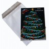 O Sapin Lot de 3 cartes de Noël géantes jouables avec jeu de plateau de Noël - carte de vœux en grand format A4 dépliée DIN A