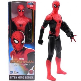 OBLRXM Figurine Spiderman, Spider-Man Far from Home - Figurine Spider-Man Titan – 30 cm - Jouet Spider-Man, Spiderman Figurin