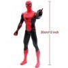 OBLRXM Figurine Spiderman, Spider-Man Far from Home - Figurine Spider-Man Titan – 30 cm - Jouet Spider-Man, Spiderman Figurin