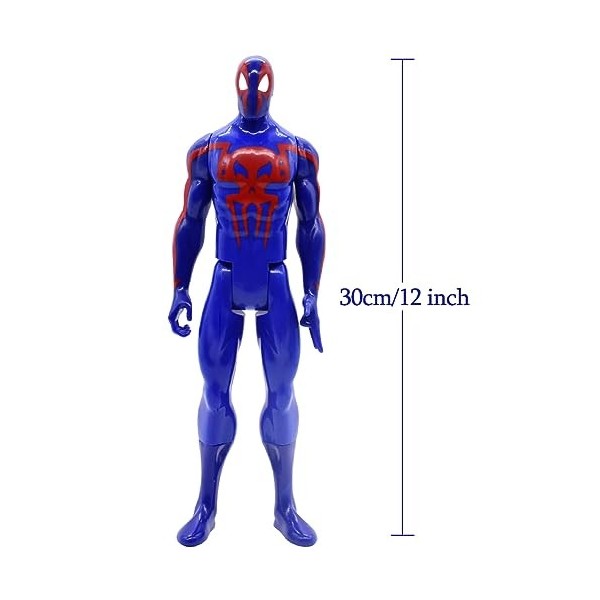 OBLRXM Figurine Spiderman, Spider-Man: Across The Spider-Verse, Figurine Spider-Man 2099,Spider-Man Ultimate Titan Hero Serie