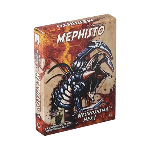 Wydawnictwo Pop00365 Portail Neuroshima Hex Mephisto 7,6 cm Jeu de société
