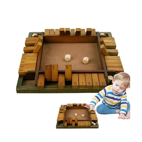 Ceolup Jeu de boîte fermée | Jeu de société en Bois - Jeu de stratégie pour Adultes, Famille, Salle de Classe, Maison, fête o