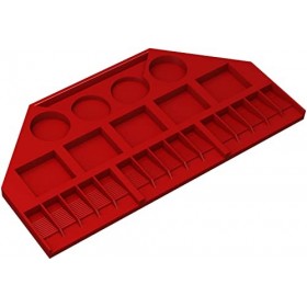 Feldherr Carte de Jeu Compatible avec Catan European Version , Design:Rouge