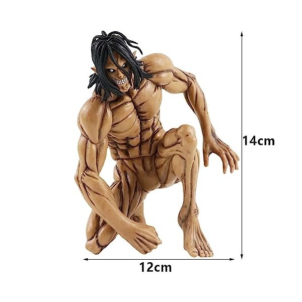 Attack on Titan Figurines Anime Figure Modèle Anime Eren Jaeger Jouet Statue 15cm Titan Populaire Collection Ornements PVC Do