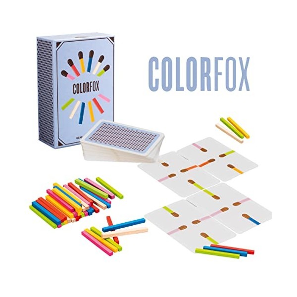 Helvetiq Verlag- Jeu Familial, Colorfox, Argent Silver 