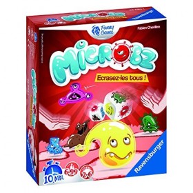 Ravensburger - Microbz - Jeu dambiance - Jeu de dés - jeu de rapidité - en famille ou entre amis - à partir de 6 ans - de 2 