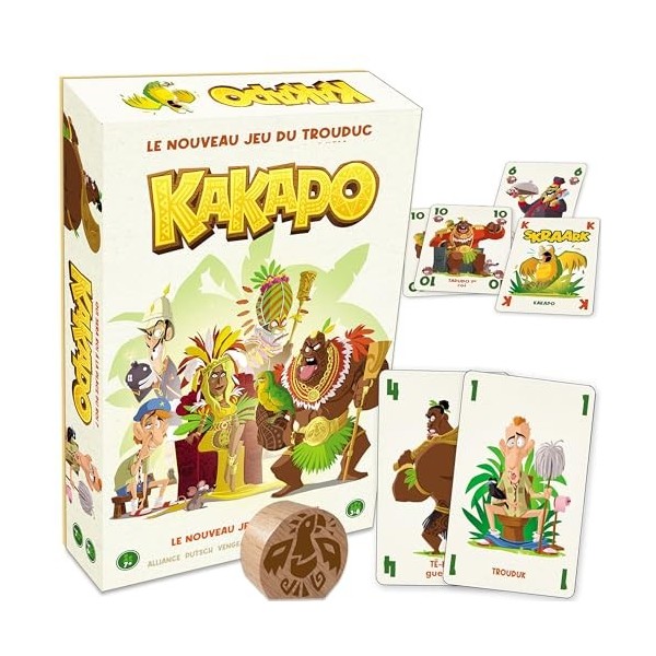 Spot Games - Kakapo - Nouveau Jeu de Cartes du trouduc ou Jeu du président Famille Adultes Humour, Ambiance, Tactique, straté
