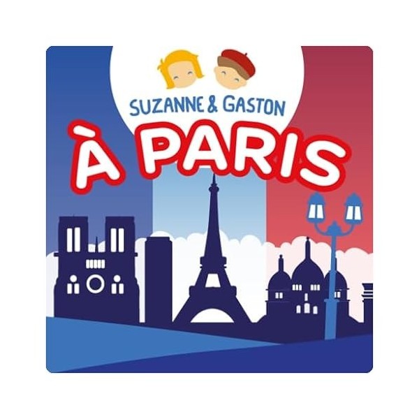 Lunii- Coffret Suzanne et Gaston à Paris Livre Audio interactif dès 3 Ans, A écouter sur Ma Fabrique à Histoires