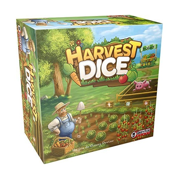 Grey Fox Games | Harvest Dice | Jeu de société | À partir de 8 ans | 2 à 4 joueurs | 20 à 30 minutes