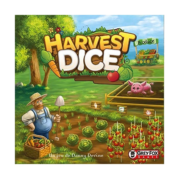 Grey Fox Games | Harvest Dice | Jeu de société | À partir de 8 ans | 2 à 4 joueurs | 20 à 30 minutes