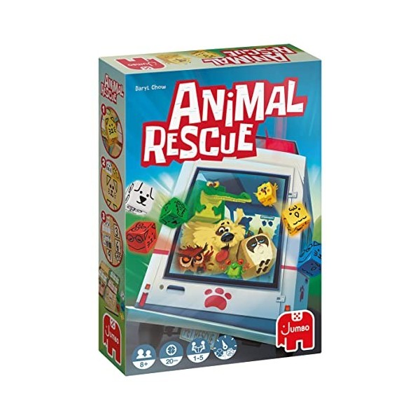 JUMBO Jeux - Animal Rescue - Jeu de société, Jeu Familial - À partir de 8 Ans
