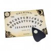 WICCSTAR Classique Ouija Bois. Planche de Ouija Board avec sa Goutte. Spirit Board. avec Instructions détaillées