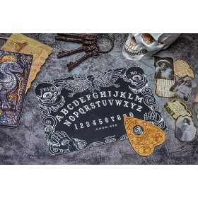 WICCSTAR Planche Ouija Noire avec Planchette et Instructions détaillées pour la Communication avec Les Spires
