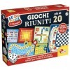 Lisciani Giochi 89154 Ludoteca Giochi Riuniti - Ensemble de Plus de 20 Jeux de société, en Couleurs