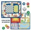 Lisciani Giochi 89154 Ludoteca Giochi Riuniti - Ensemble de Plus de 20 Jeux de société, en Couleurs