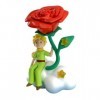 Plastoy Figurine Le Petit Prince sous LA Rose