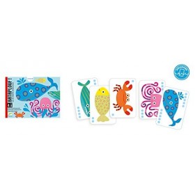 DJECO Bataplouf-Jeu de Bataille éclaboussant, Multicolore 36 