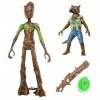 OBLRXM Guardians of The Galaxy Figure, 2 Pièces Guardians of The Galaxy Figurines Set, Groot Action Figurine, Guardians of Th