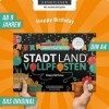 STADT LAND VOLLPFOSTEN® - GEBURTSTAGS EDITION - ""Happy Birthday.""