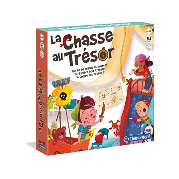 Clementoni-La Chasse au trésor, 6 - 10 ans, 52460, Multicolore