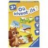 Ravensburger - Jeu Educatif - Où vivent-ils ? - Découverte des animaux - Association logique - Développement du langage - A p