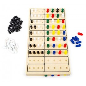 Small Foot-11364 Jeu de logique Code Secret, Puzzle Amusant pour 2 Personnes, avec Sac en Tissu Pratique à Ranger, 100 pcs. J