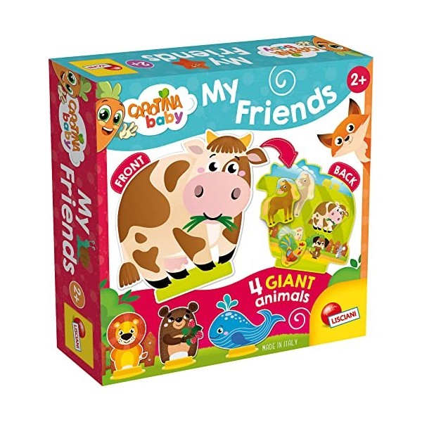 Lisciani Carotina Baby I Miei Amici Animali Domestici, Gioco Educativo Da 1 A 3 Anni