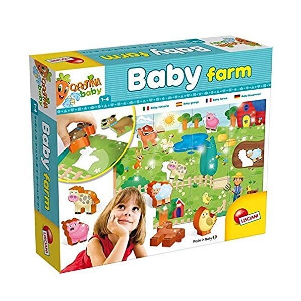 Lisciani - Carotina Baby My Friends / Mes Amis - Jeu éducatif pour enfants à partir de 2 ans - 85521