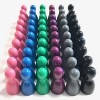 Lot de 60 figurines en bois pour jeux de société, mélange coloré, couleurs spéciales, cône de halmaque taille 12/24 mm, 6 x 1