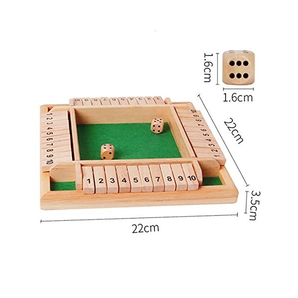 Jeu de puzzle de table à quatre côtés pour enfants - Convient pour bars de divertissement, KTV salons de thé, jeux