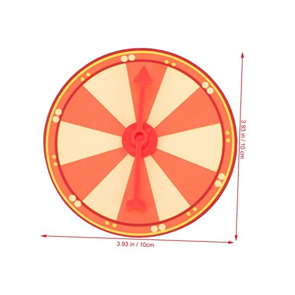 NOLITOY Plateau Tournant De Jeu Roue De Prix De Plateau Tournant Jeu De Roue à Tirage Club De La Roue des Prix Gagner La Roue