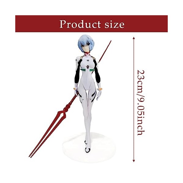 SWZY Modèles danime,Anime PVC Action Figure,Anime Neon-Genesis Figure Modèle,Anime Action Figurines Jouets,Ayanami Rei Head 