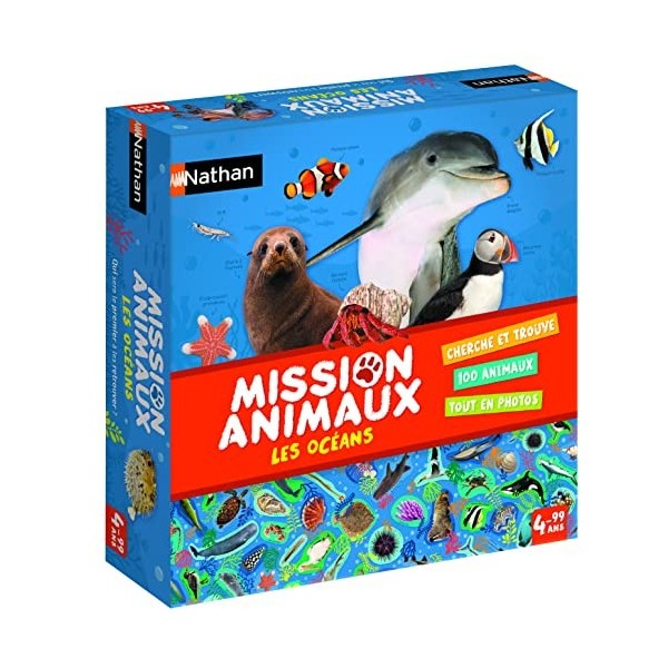 Nathan Nathan - Mission Animaux - Les Océans - Jeu DObservation pour Enfants - Découvre Les Animaux des Océans - Se Joue en 