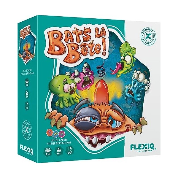 FlexiQ - Asmodee - Flippe la Fenêtre - Jeux de société - Jeux de cartes - Jeux dobservation et de rapidité - Jeux enfants à 