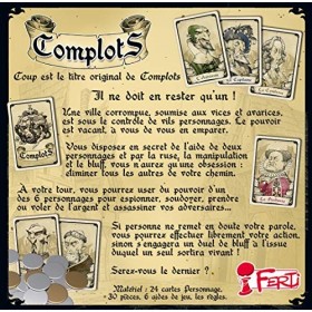 Ferti Games - Jeu dAmbiance - 8 ans to 99 ans Complots