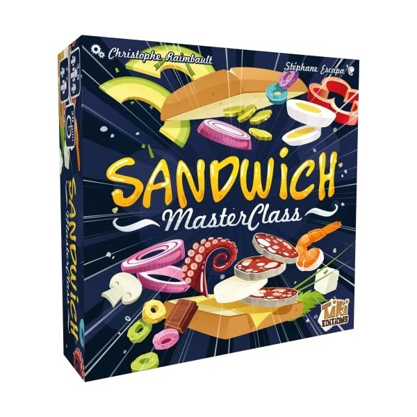 Sandwich MasterClass – Jeu d’Ambiance – Exprimez votre créativité culinaire en famille ou entre amis en improvisant des sandw